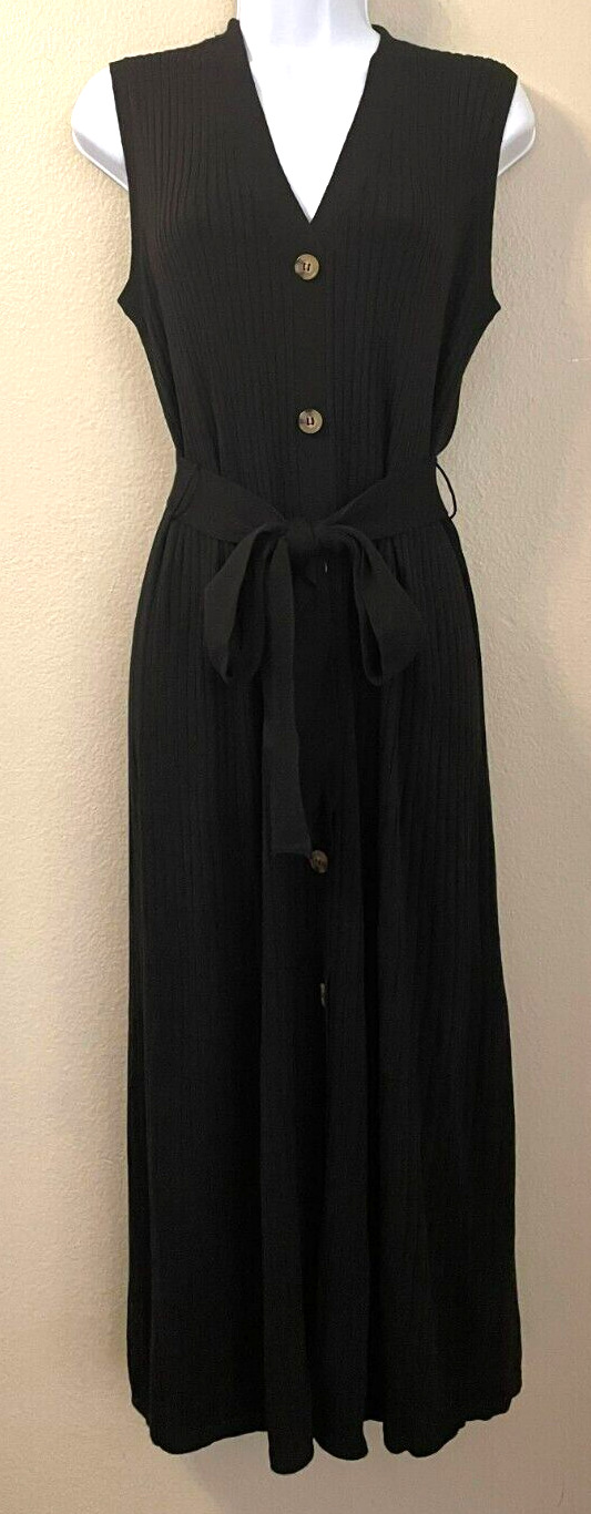 New With Tags MAGASCHONI Sweater Dress Size M Black Please Read