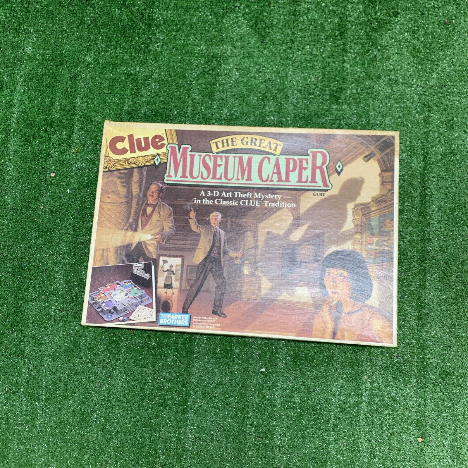 Vintage 1991 CLUE THE GREAT MUSEUM CAPER Game Parker Brothers - 100% COMPLETE