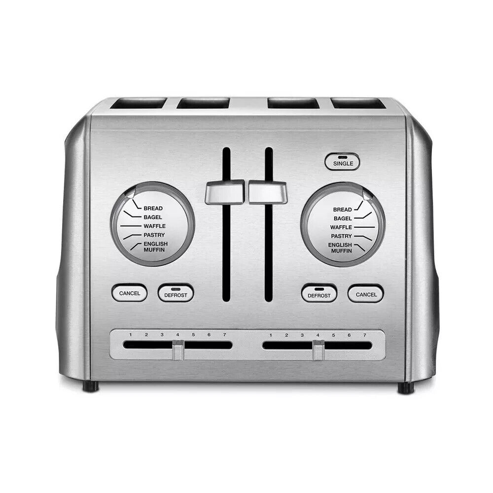 Cuisinart CPT-640P1 4-Slice Custom Select Toaster - Stainless Steel (CPT-640P1)