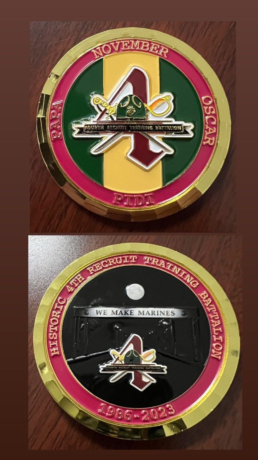 4th Recruit Training Battalion Challenge Coin