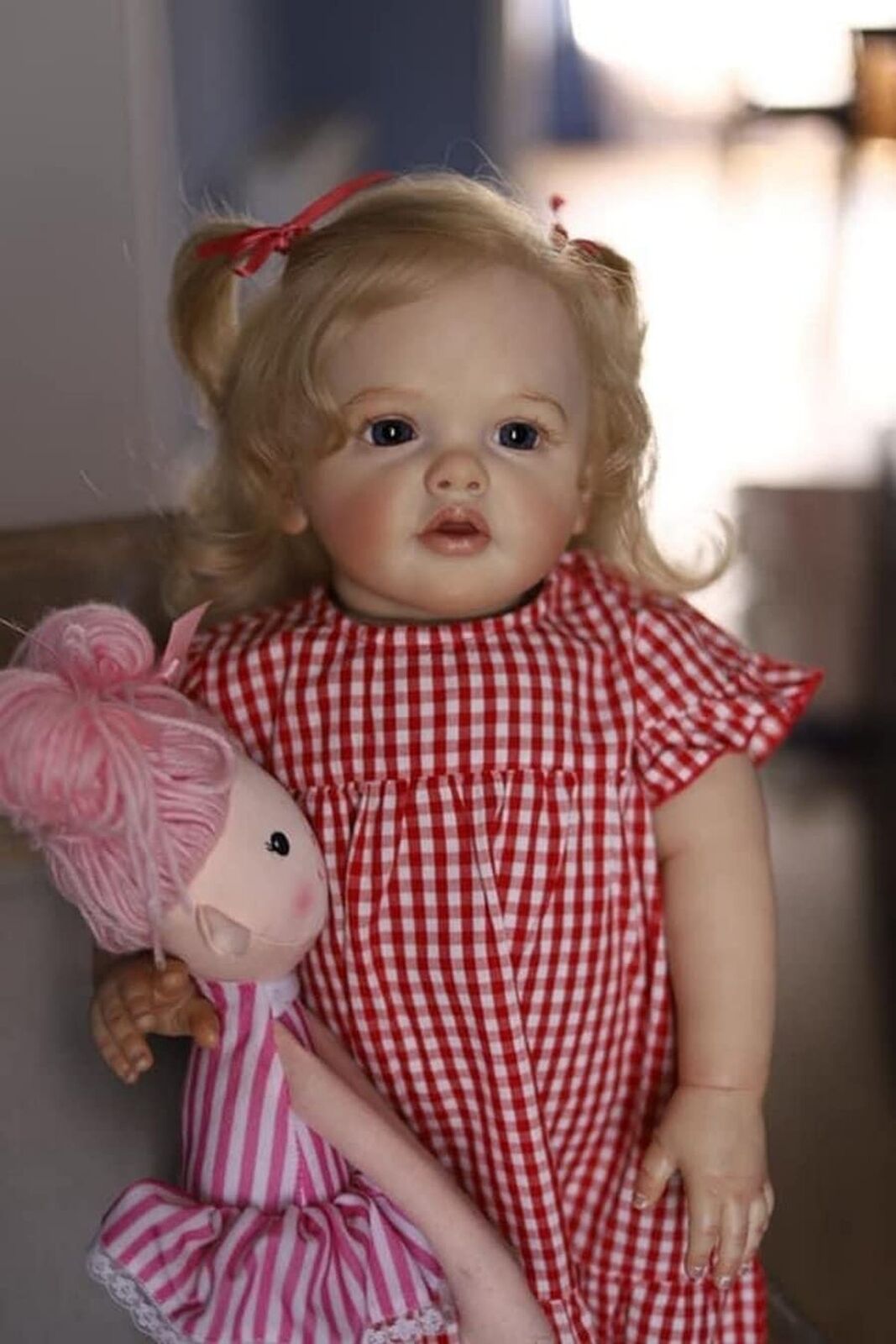 Reborn Toddler Dolls Girl 28 Inch 70cm Real Size Standing Silicone Baby Doll ...