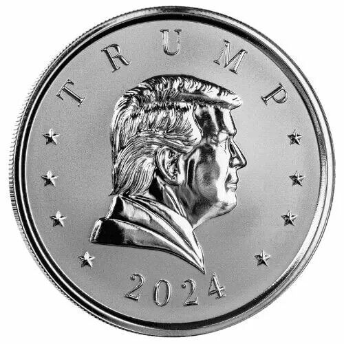 2024 - Donald Trump Presidential Medal - 1 oz .999 Fine Silver Round PRESALE