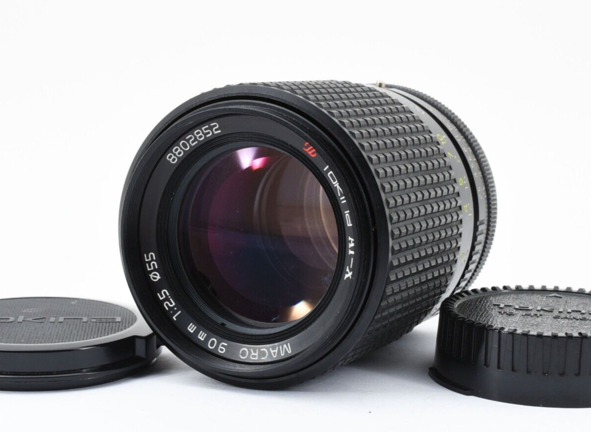 Tokina AT-X 90mm F/2.5 macro Manual Lens for Canon FD [Exc+++] from Japan 8308