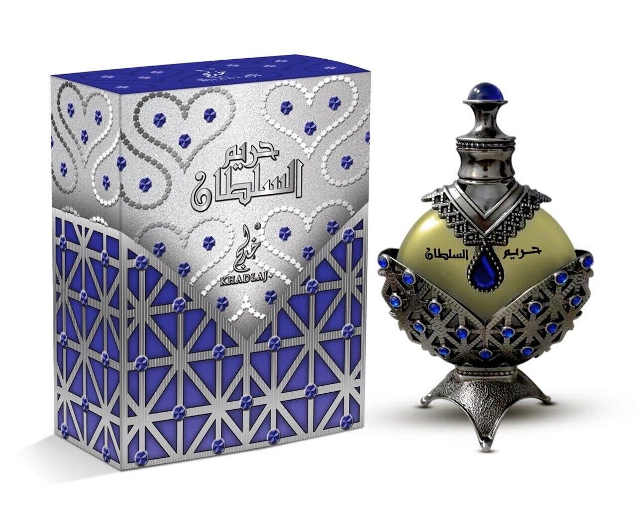 Authentic Hareem Al Sultan Blue 35ML Perfume Oil By Al Khadlaj ( Fruity, Amber)