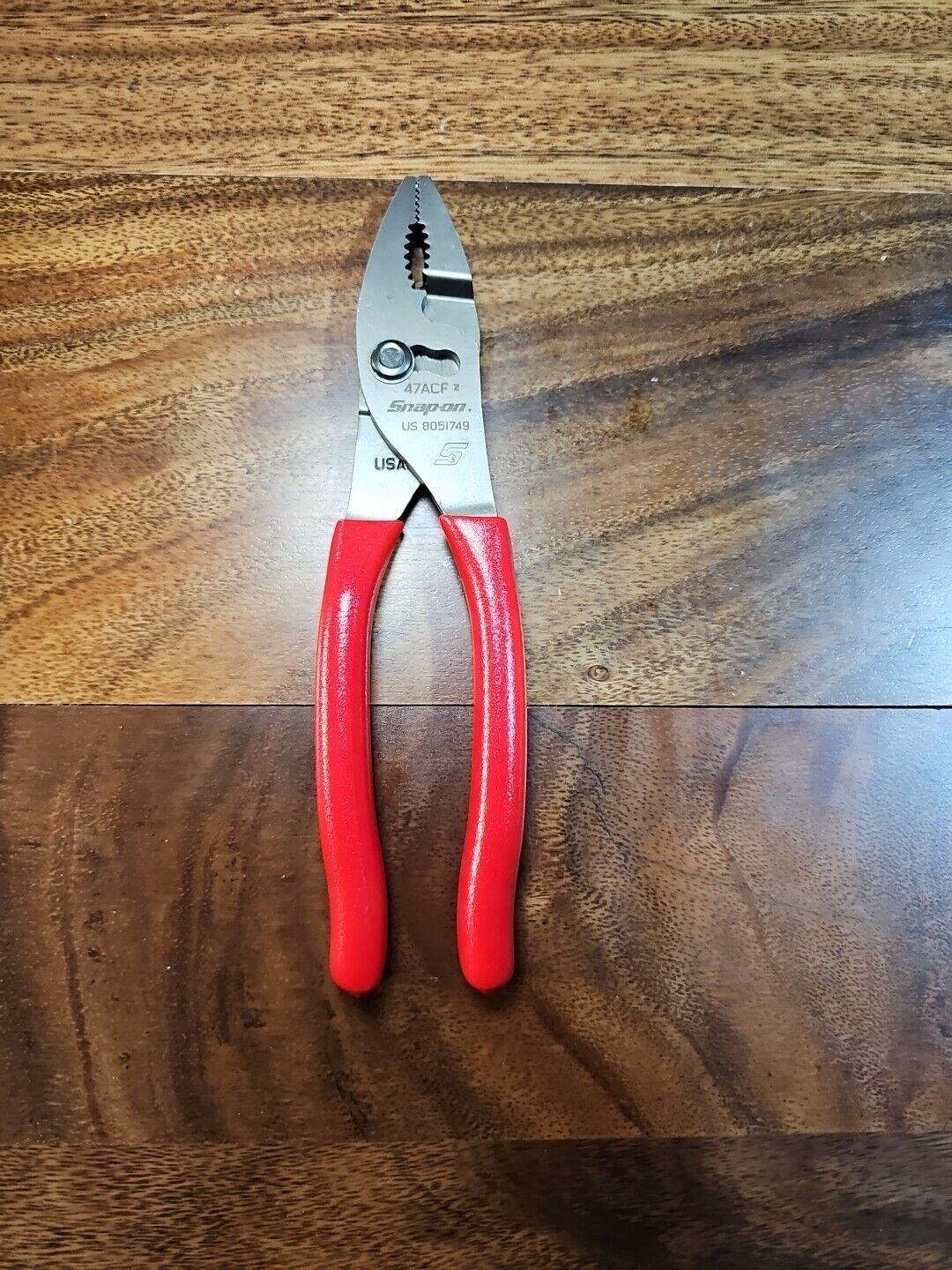 *NEW & UNUSED* Snap On 47ACF CLASSIC RED - Combo Slip Joint Pliers 