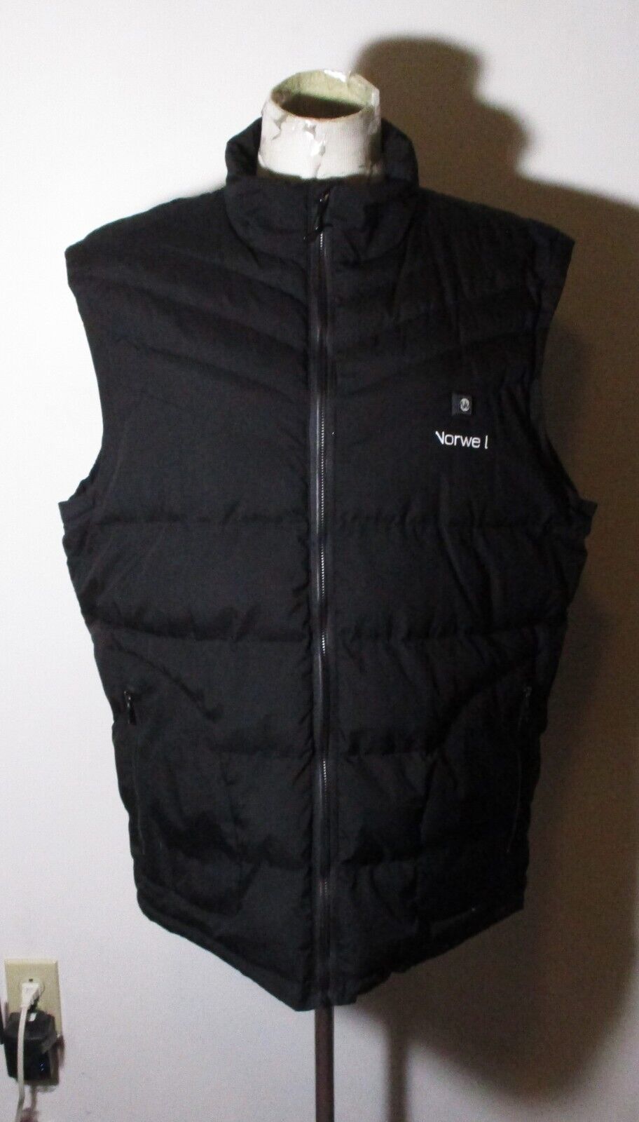 Women\'s NORWELL Black Full Zip Insulated & Heated Vest Size XXL
