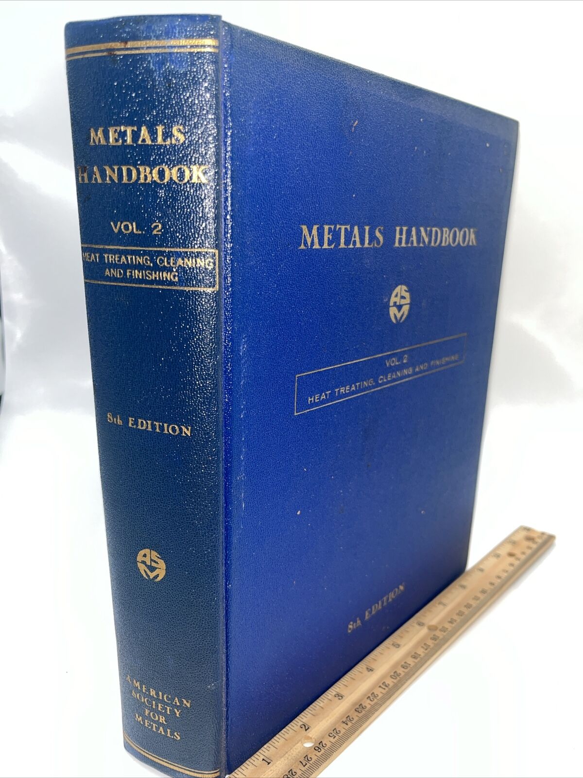 ASM Metals Handbook Vol 2 Heat Treating Cleaning and Finishing 8th Ed HC 1967