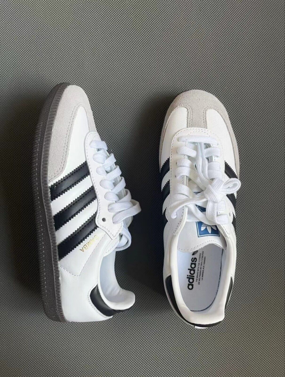 adidas originals samba OG Board shoes men and women black and white gray
