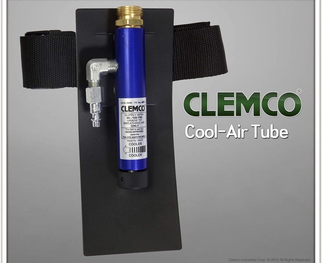 Clemco 04410 Cool Air Tube Model CAT O.M. 08956 90-100 PSI Grade D Breathing Air