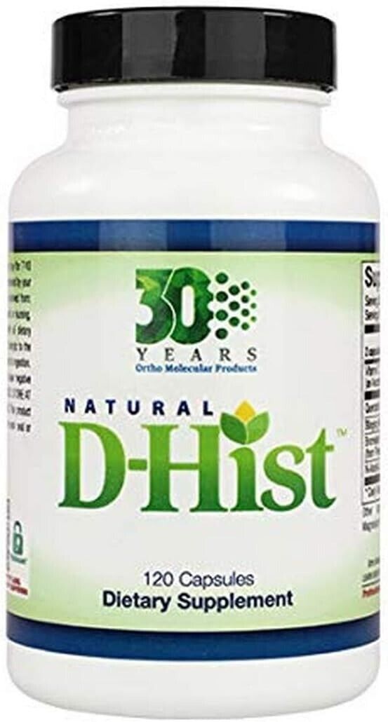 Ortho Molecular Products Natural D-Hist 120 epx 2025 NEW