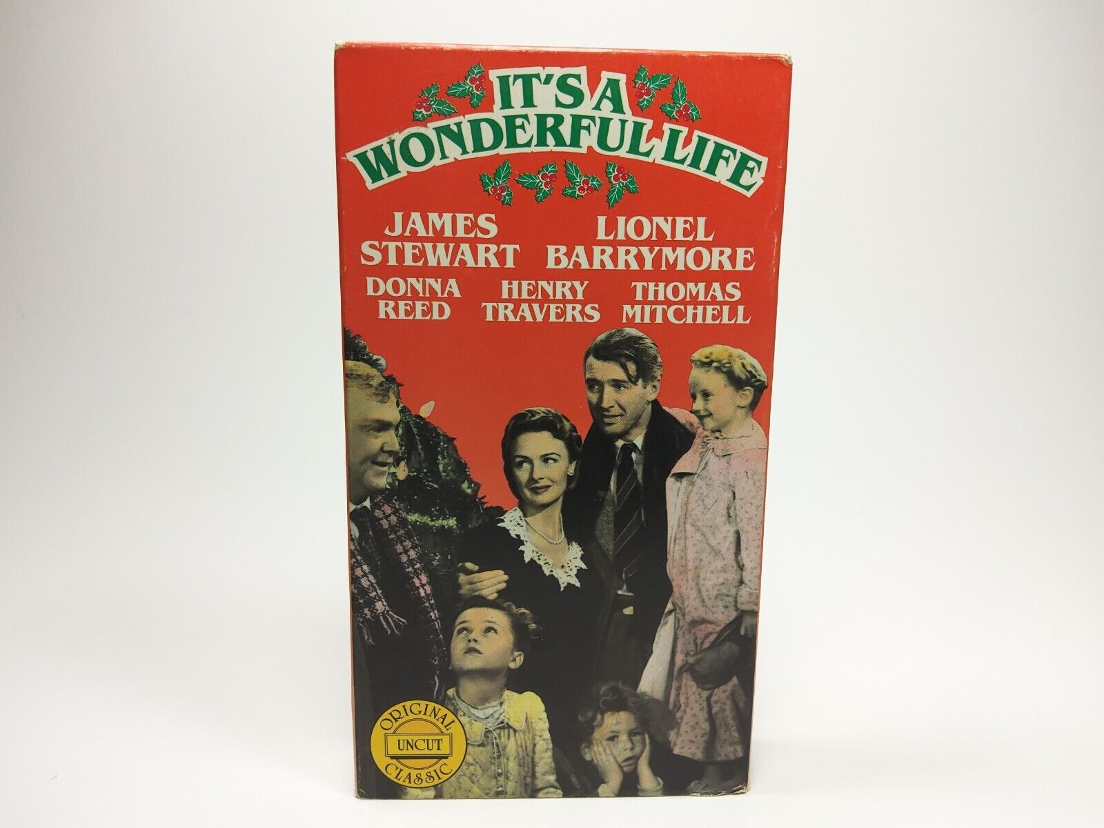 Vintage It\'s a Wonderful Life (VHS, 1987) Great shape Classic Christmas Movie