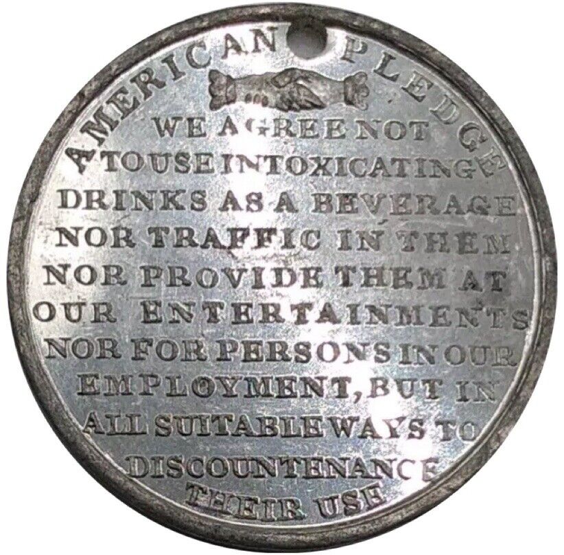 (1830\'s) Robert Lovett Sr Alcohol Temperance Token Rare New York City