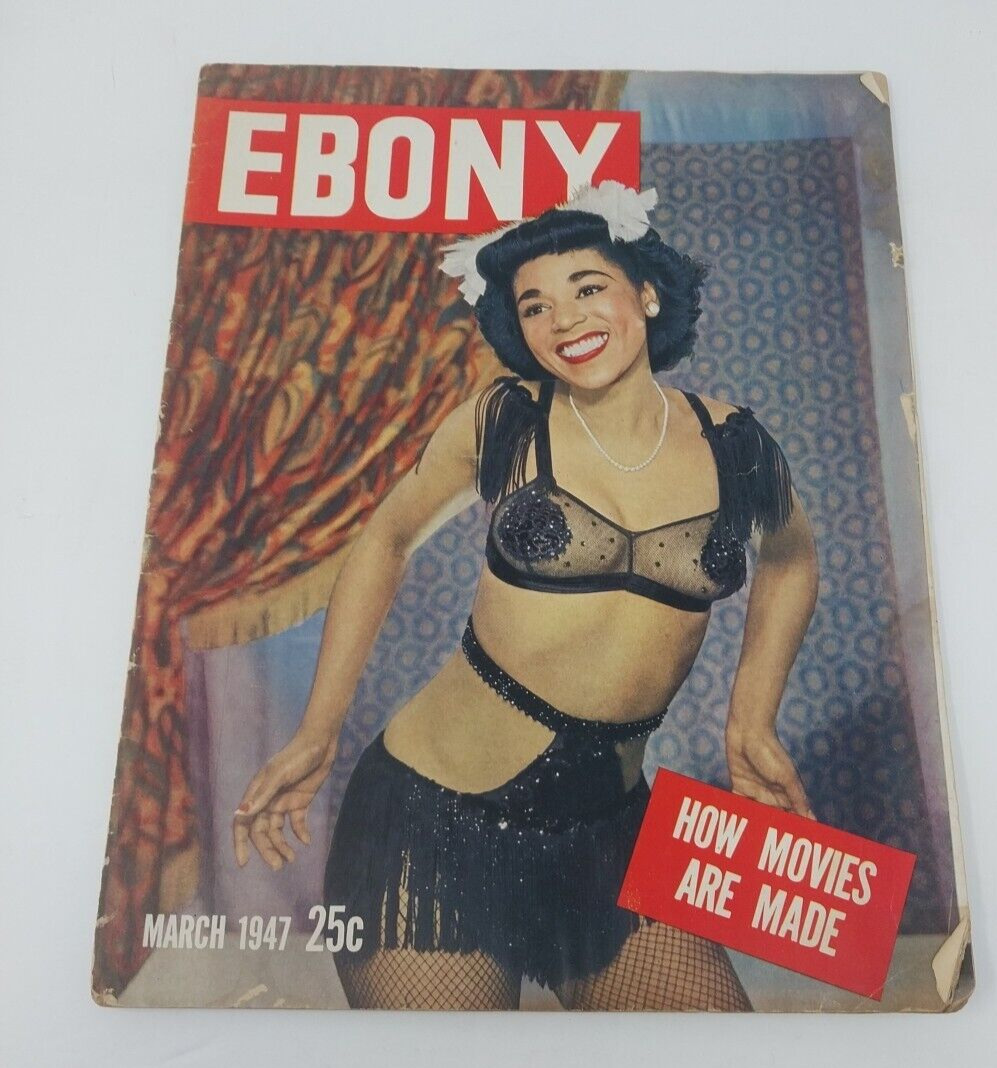 Ebony Magazine March 1947 How Movies Are Made Mable Lee Cover Very Rare