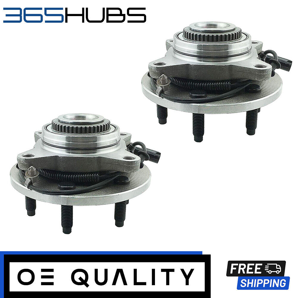 2x Front Wheel Bearing Hub Assembly for 2005-2008 Ford F-150 4WD 6 Lugs HU515079
