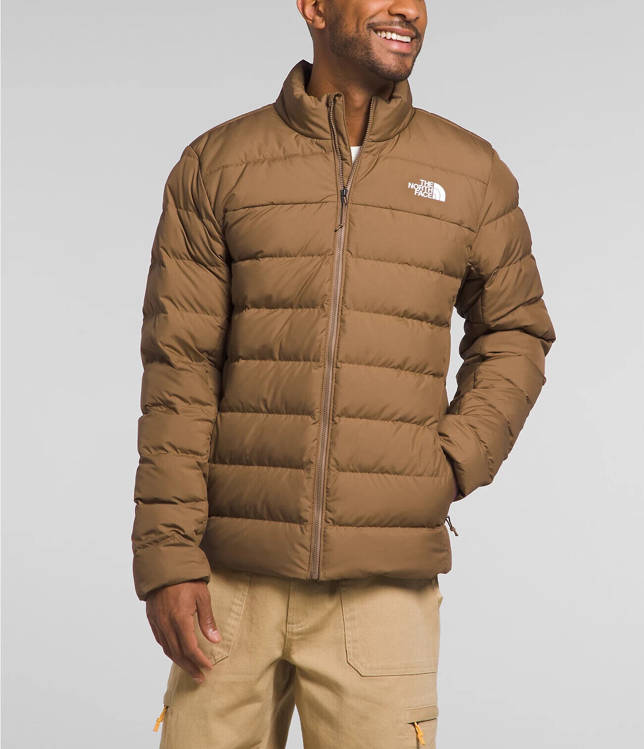 The North Face Mens - Aconcagua 3 Jacket - Utility Brown MEDIUM | FAST SHIP