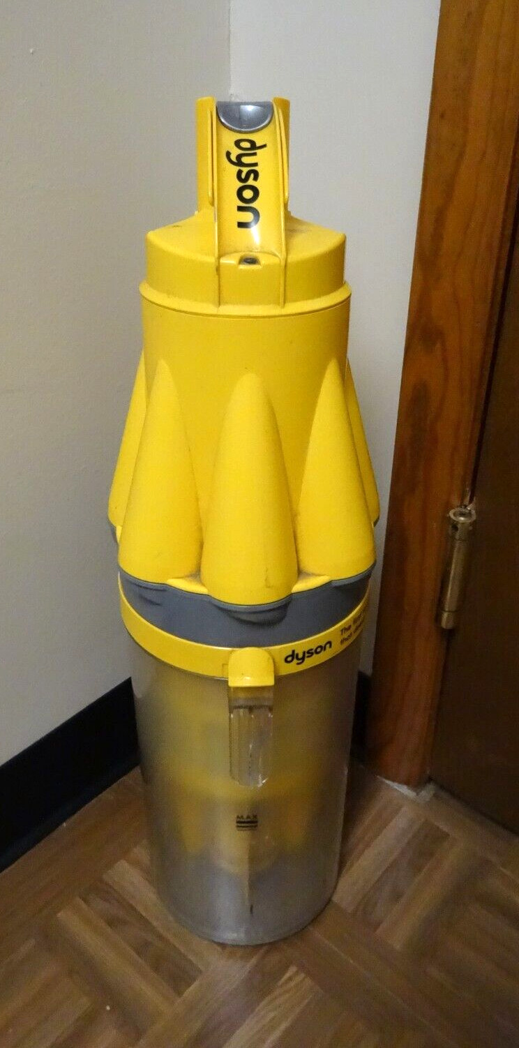Dyson DC07 Vacuum Cleaner Dirt Bin Cyclone Canister Yellow OEM