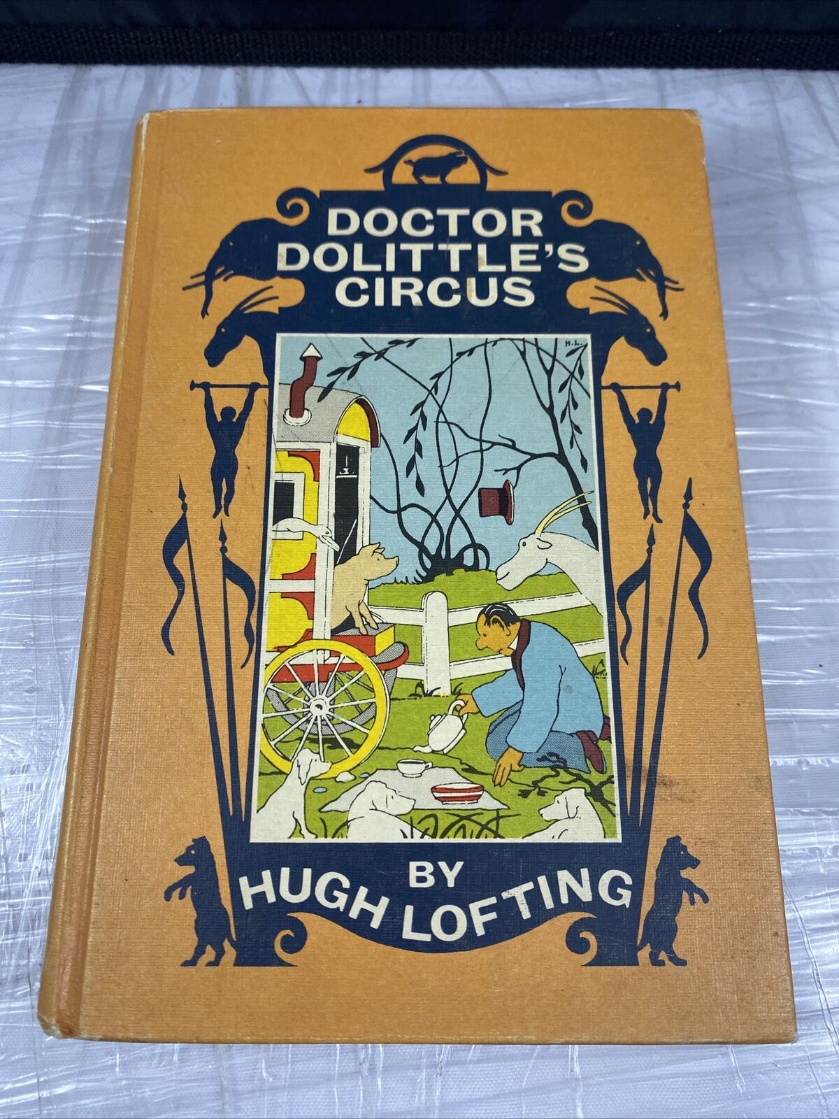 Vintage ~ Dr. Dolittle\'s Circus~ ,  Hardcover Book, Copyright 1952, Hugh Lofting