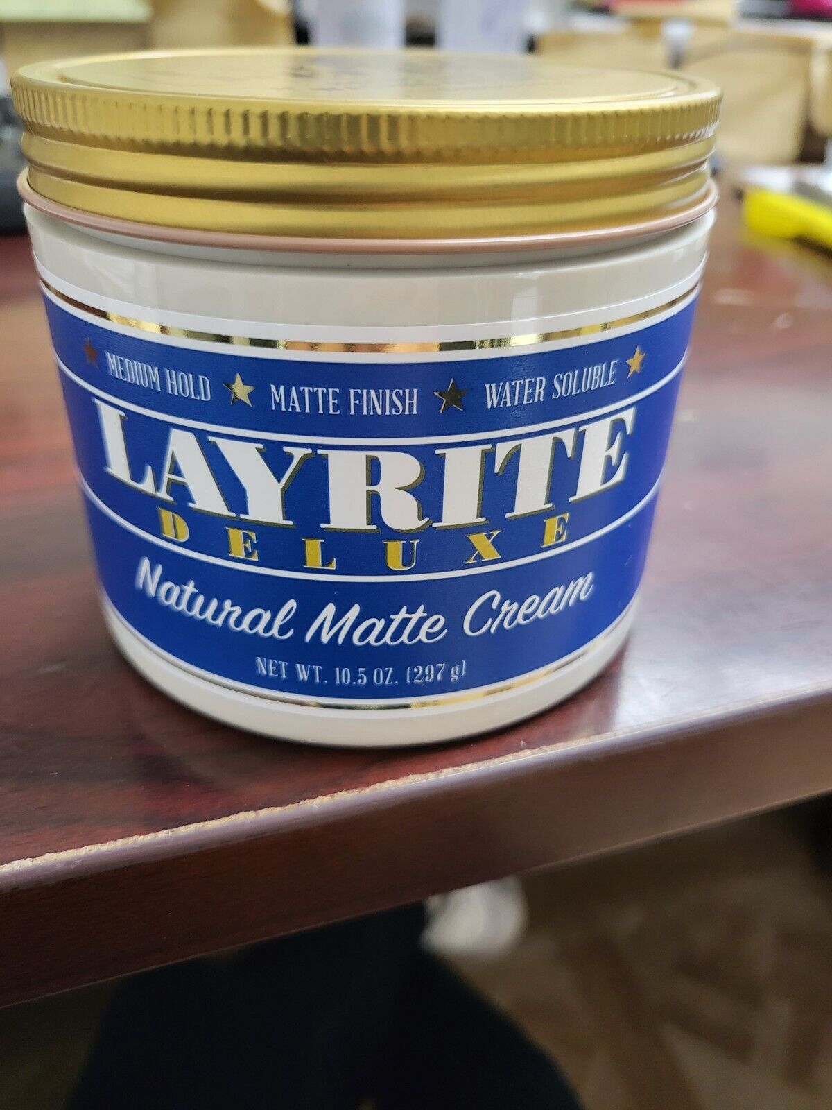 Layrite Natural Matte Cream, 10.5 Ounce