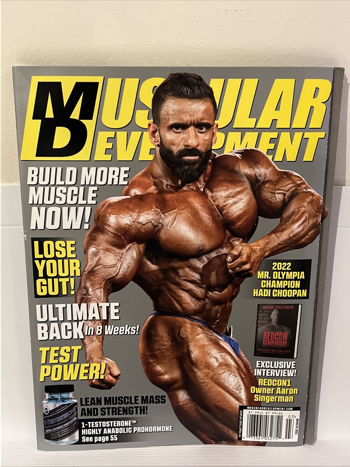 Muscular Development Magazine Mr. Olympia Hadi Choopan March 2023 Andrea Shaw