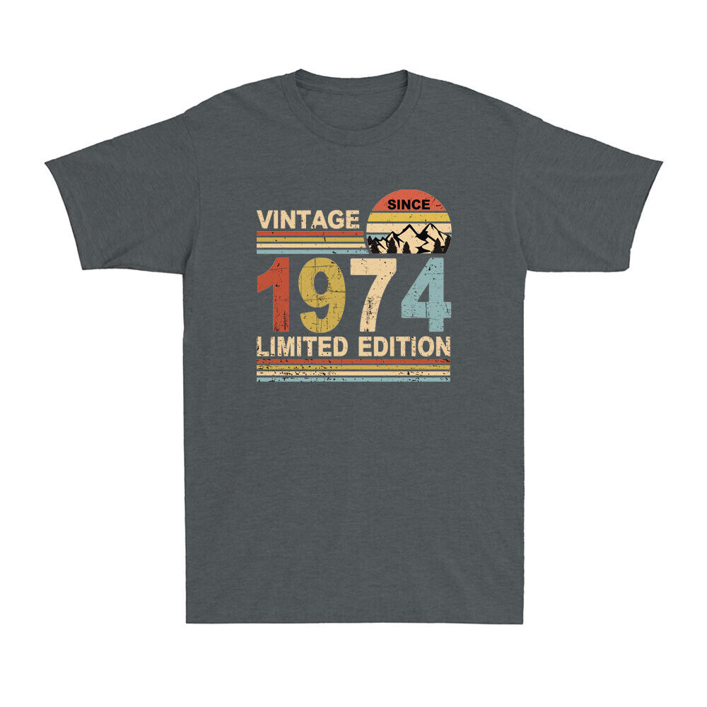 Vintage Since 1974 Limited Edition 50th Birthday Gift Vintage Men\'s T-Shirt