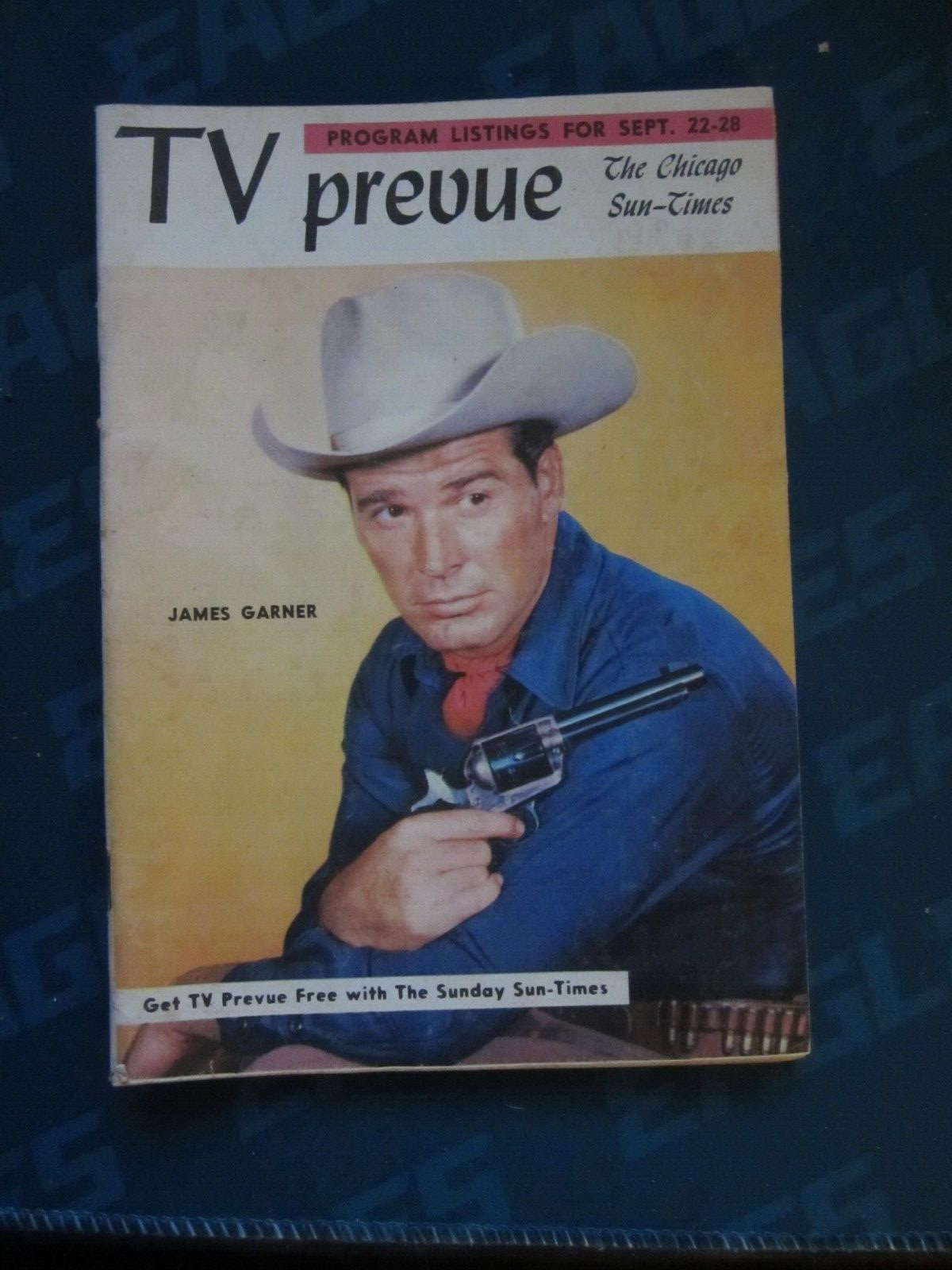 TV Prevue Magazine Regional Guide September 1957 James Garner Maverick Western