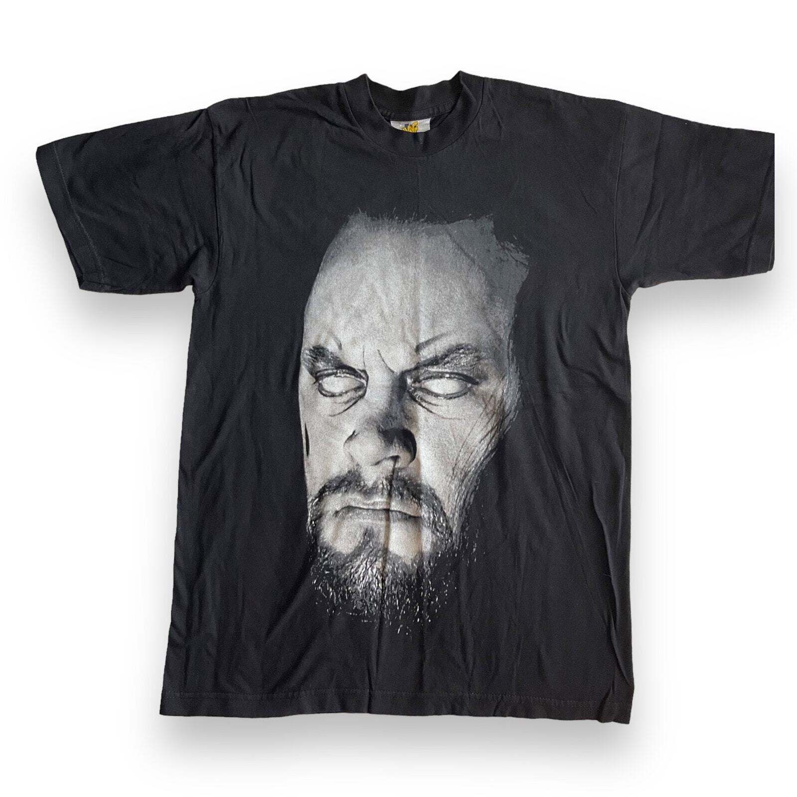 Vintage 1997 WWF Undertaker  T-Shirt Wrestling 90s Big Face Graphic Ministry