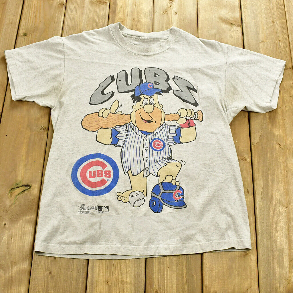 RARE_Vintage 1994 Chicago Cubs the Flintstones T-shirt