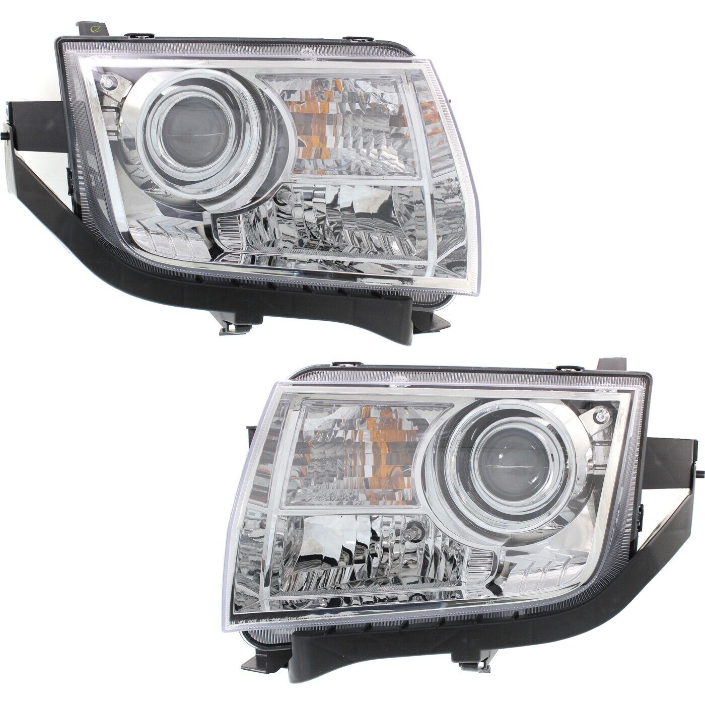 Headlight For 2008-2010 Lincoln MKX Driver and Passenger Side Set of 2