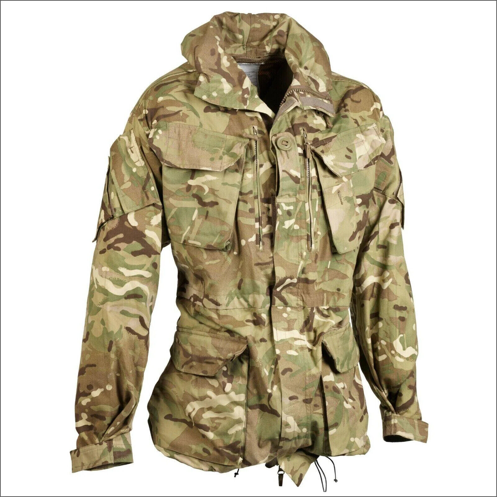 MTP SMOCK GENUINE BRITISH ARMY PCS Windproof Combat Military Camo Jacket GRADE 1