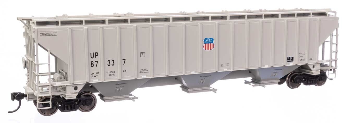 Walthers HO Scale ~ Union Pacific ~ 57' Trinity 4750 Covered Hopper UP #87337