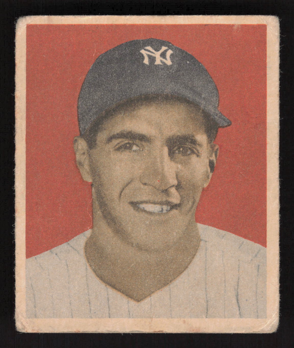 Phil Rizzuto 1949 Bowman #98 Red Background GD CR ST PL b |0513