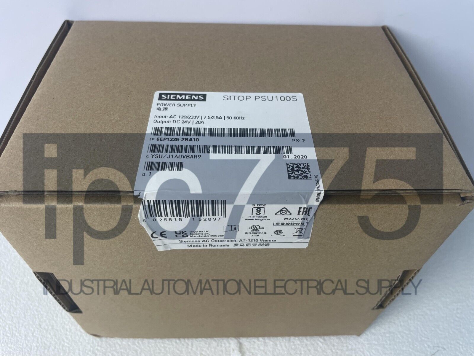 For NEW Siemens  6EP1336-2BA10 switch power supply