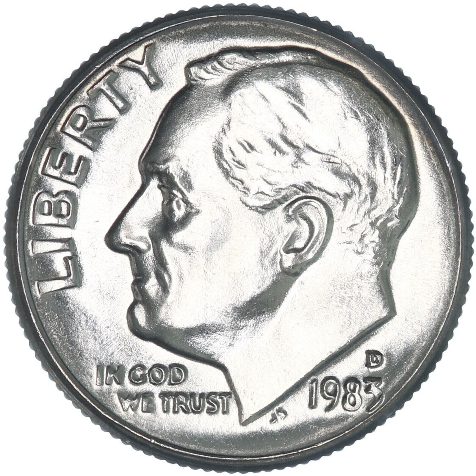 1983 D Roosevelt Dime Gem BU US Coin