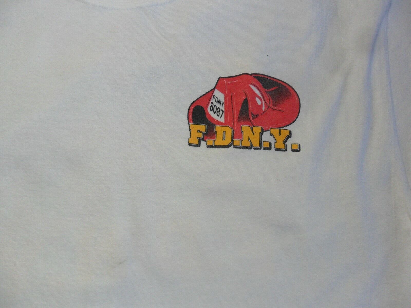 Medium FDNY 8087 09/11/01 (damaged) T Shirt