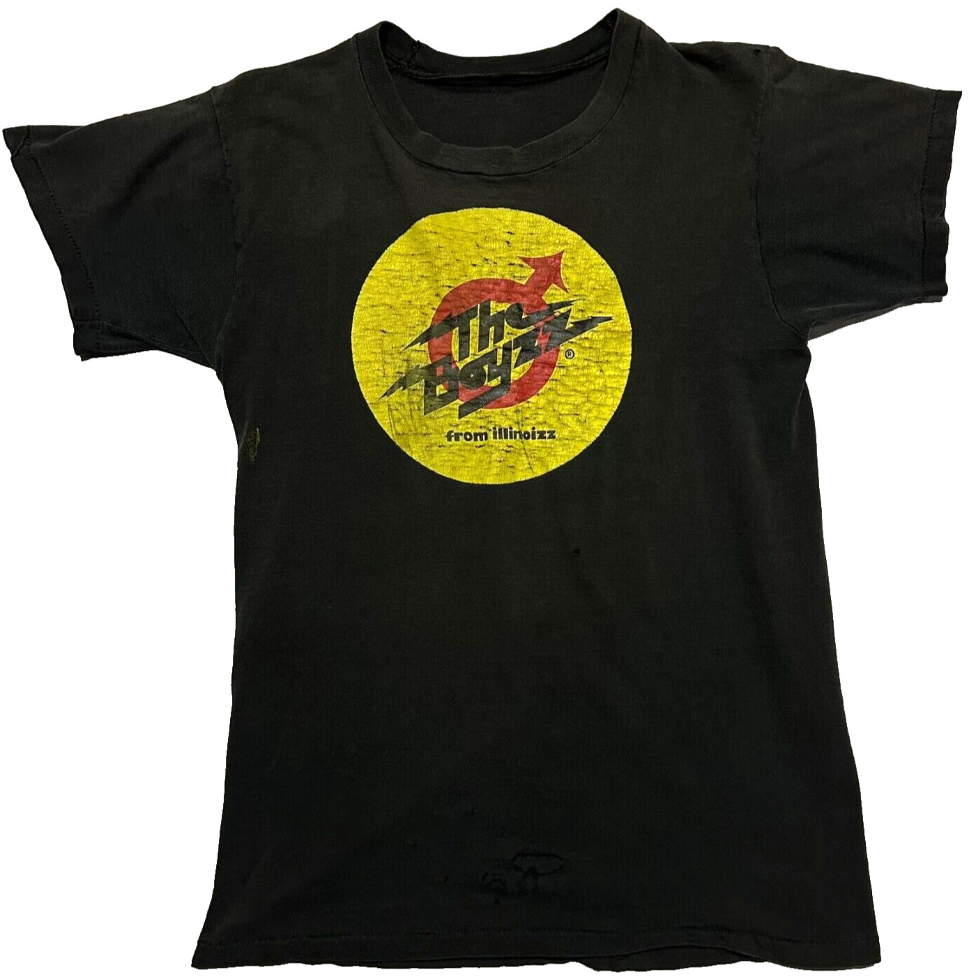 Vintage 1970\'s The Boyzz Too Wild to Tame Concert Shirt Single Stitch 70\'s Rock