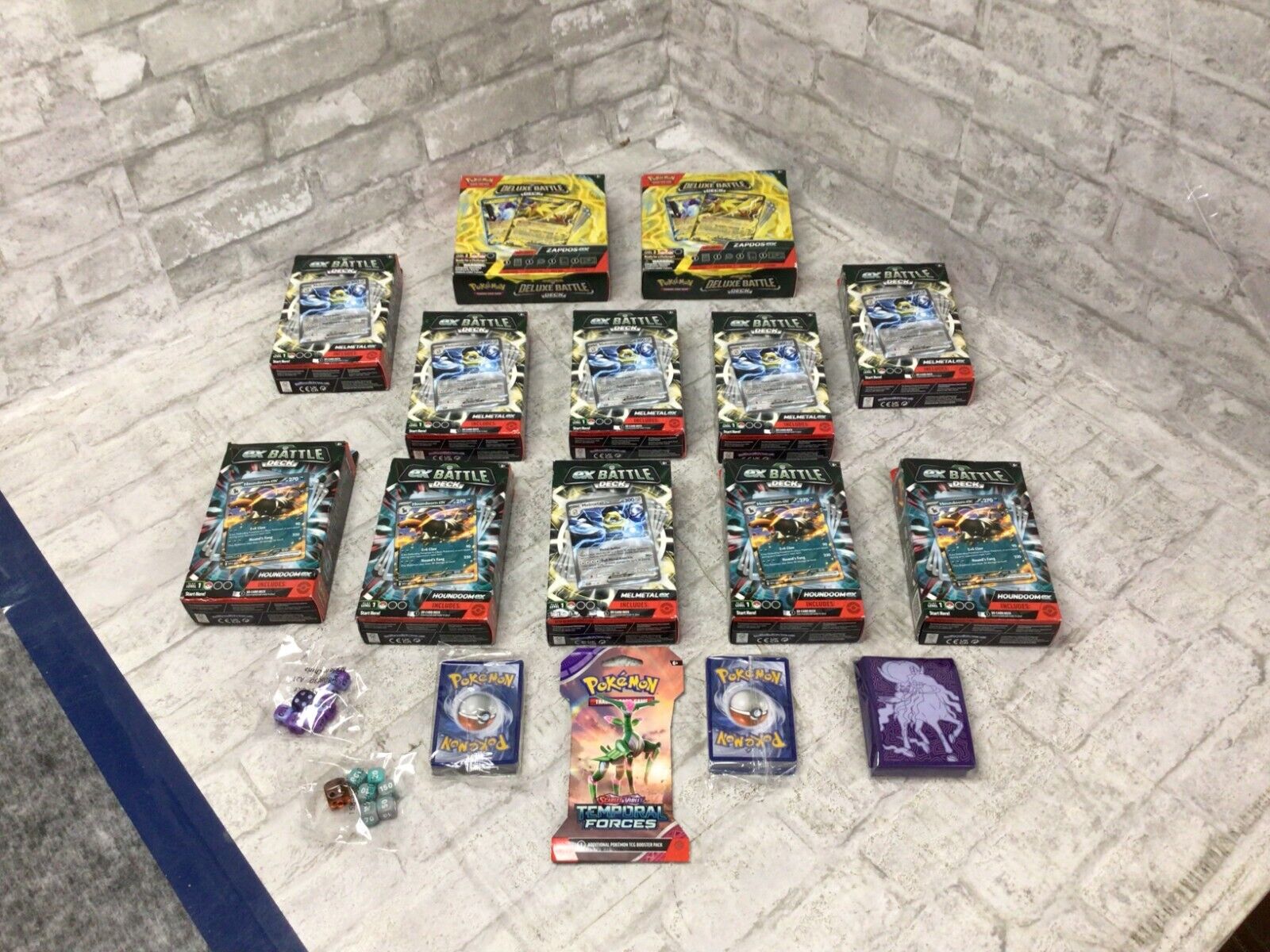 Pokemon Lot of 13 packs of cards Huge Value on Over 600 Cards*See Details*
