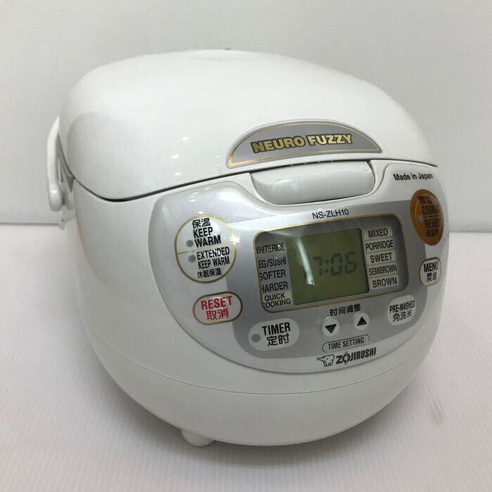 ZOJIRUSHI 220-230V Rice Cooker NS-ZLH10-WZ White 1L ‎680 W Made in Japan New