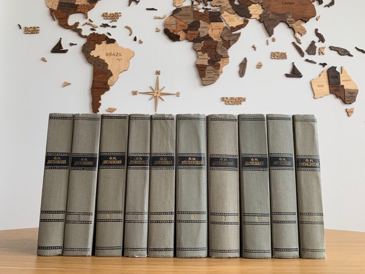 DOSTOEVSKY FYODOR | 10-volume vintage collection (1957) in Russian language