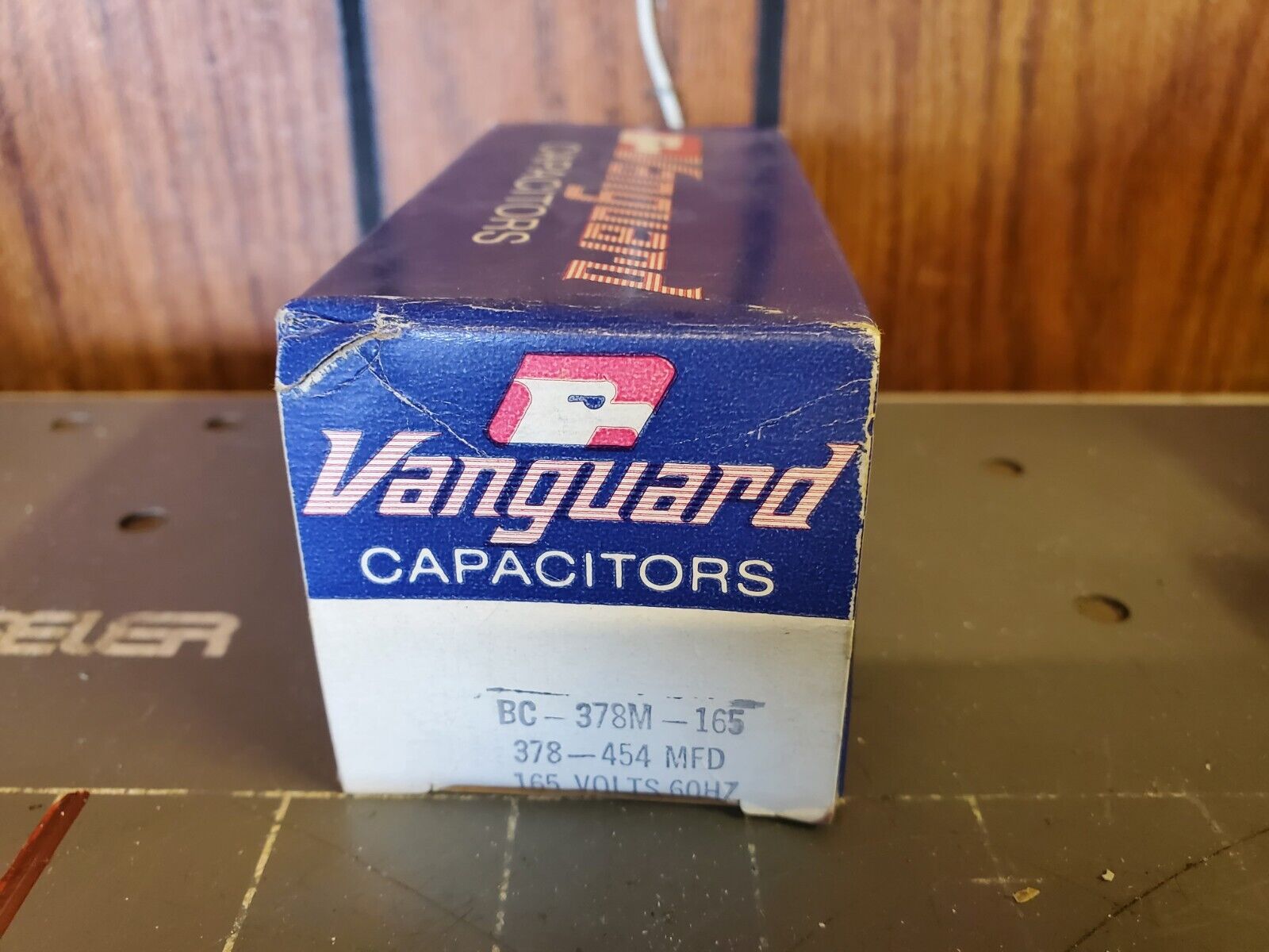 Vanguard Capacitor, BC-378M-165 / 378-454MFD / 165Volts / 60Hz