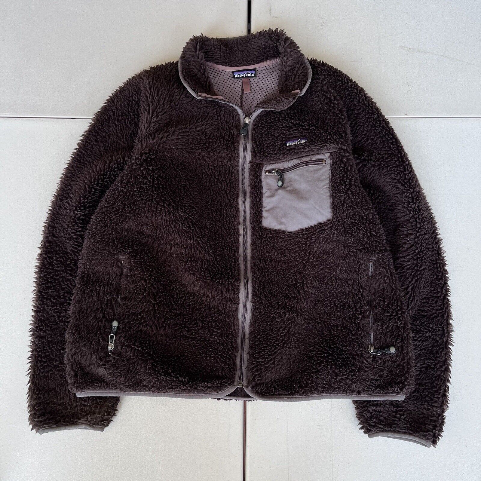 Vintage Patagonia Retro-X Deep Pile Brown Full Zip Jacket Size XL