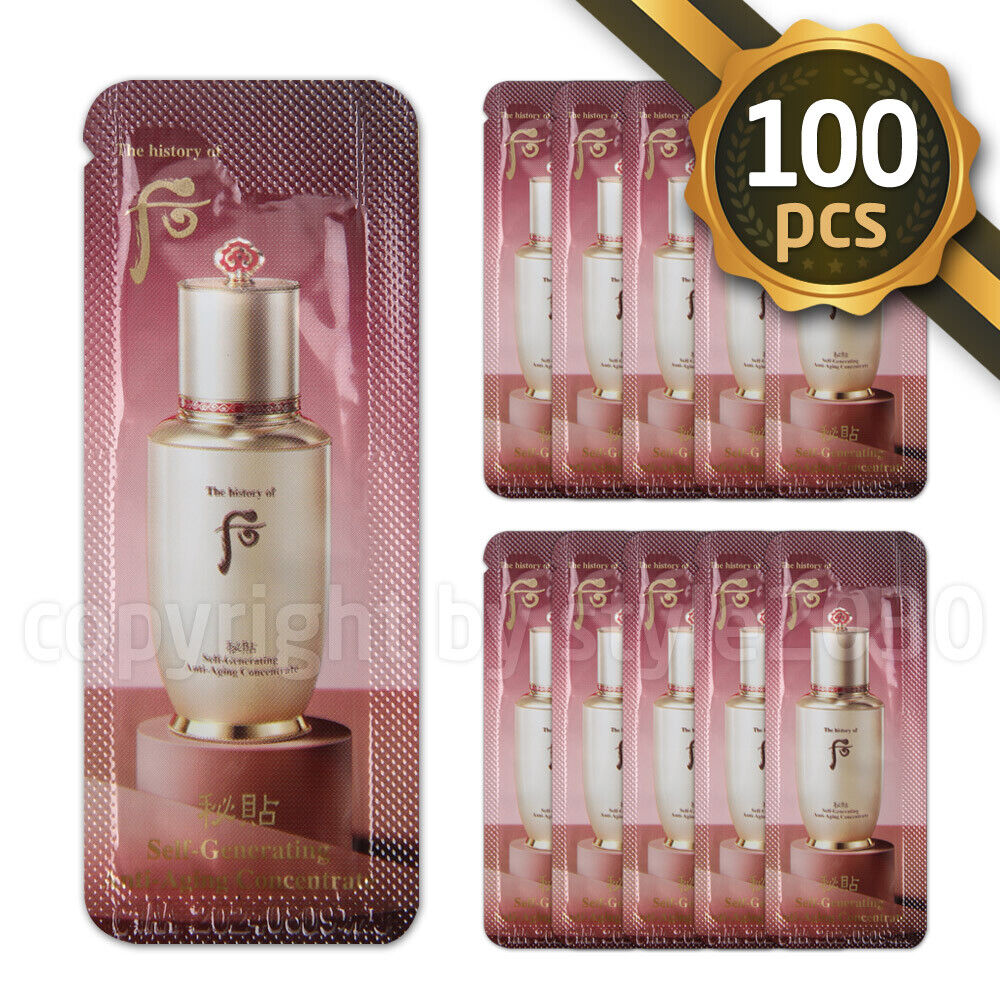 The history of Whoo Self-Generating Anti-Aging Concentrate 1ml x 100pcs 