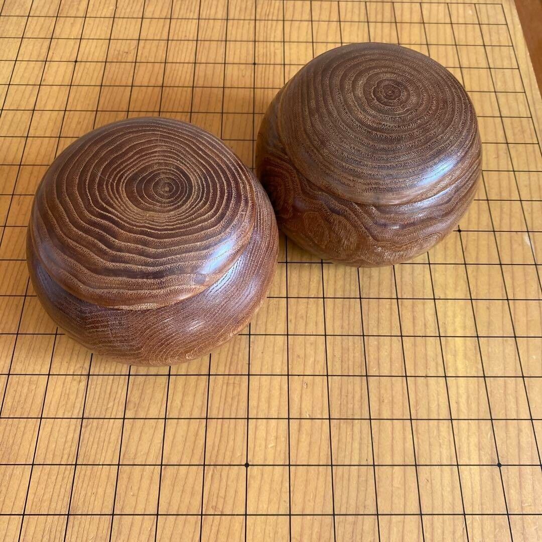 Japanese Go-Board Goban IGO Game W/ Go Stone & Wooden Bowl 17.7×16.5×12.0inch FS