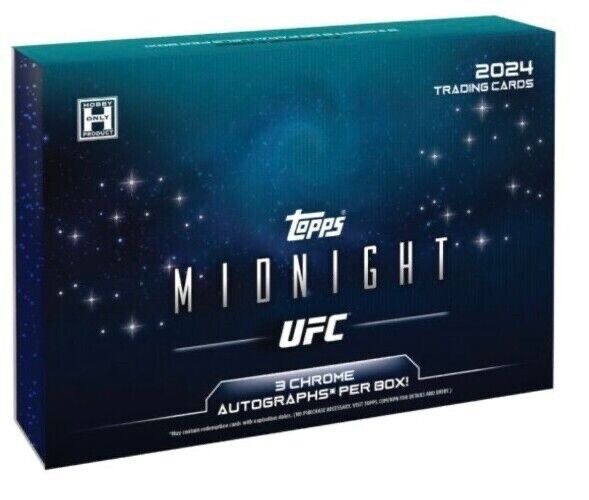 2024 Topps Midnight UFC - FACTORY SEALED Hobby Box
