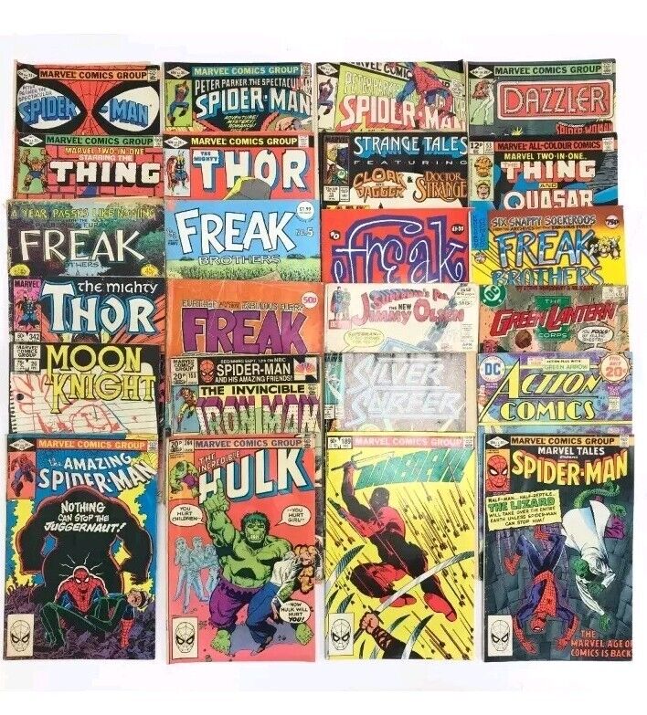 Marvel Bronze Age Comics Amazing Spider-Man Hulk Daredevil Thor DC x26 