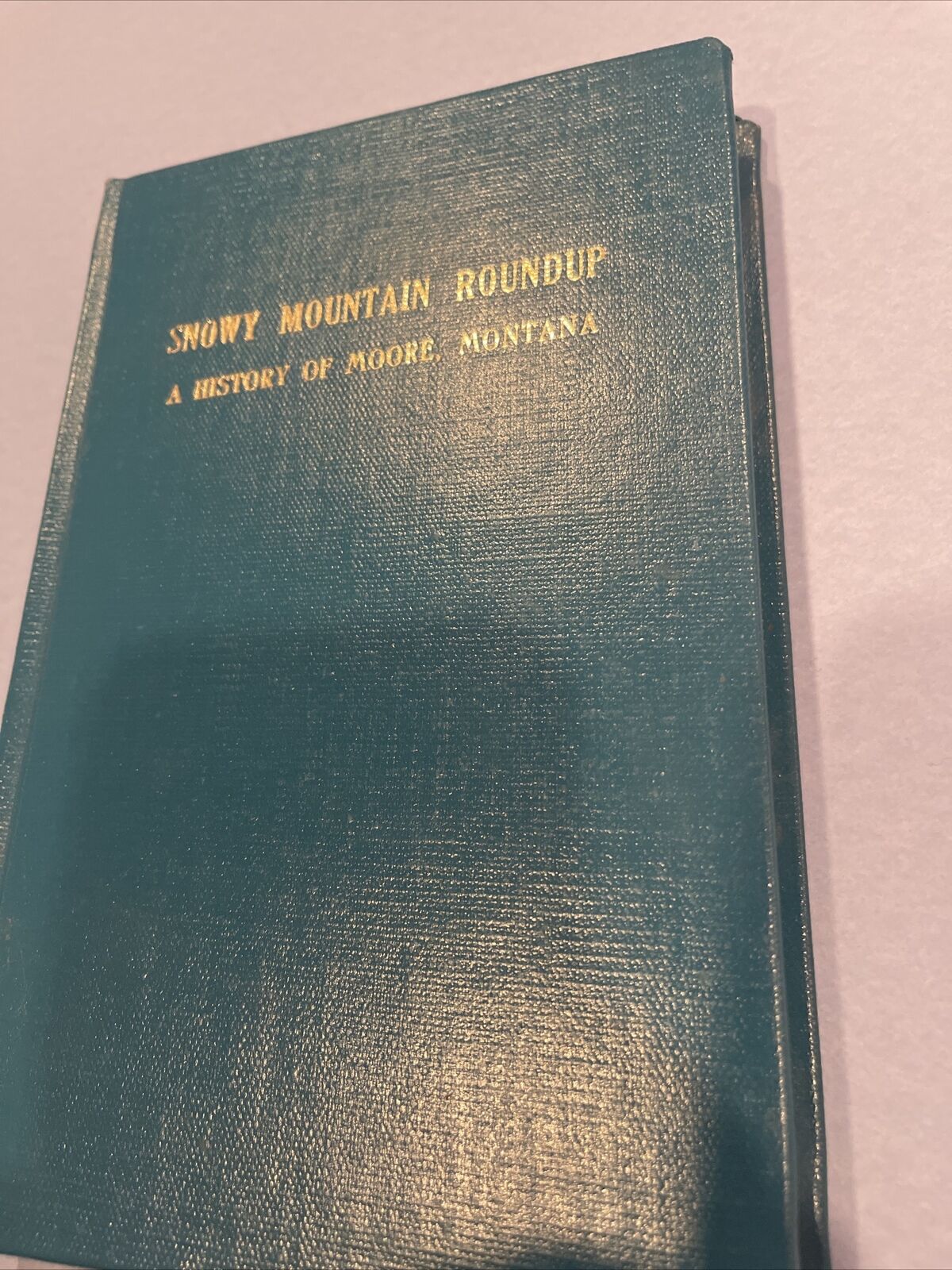Snowy Mountain Roundup A History Of Moore, Montana