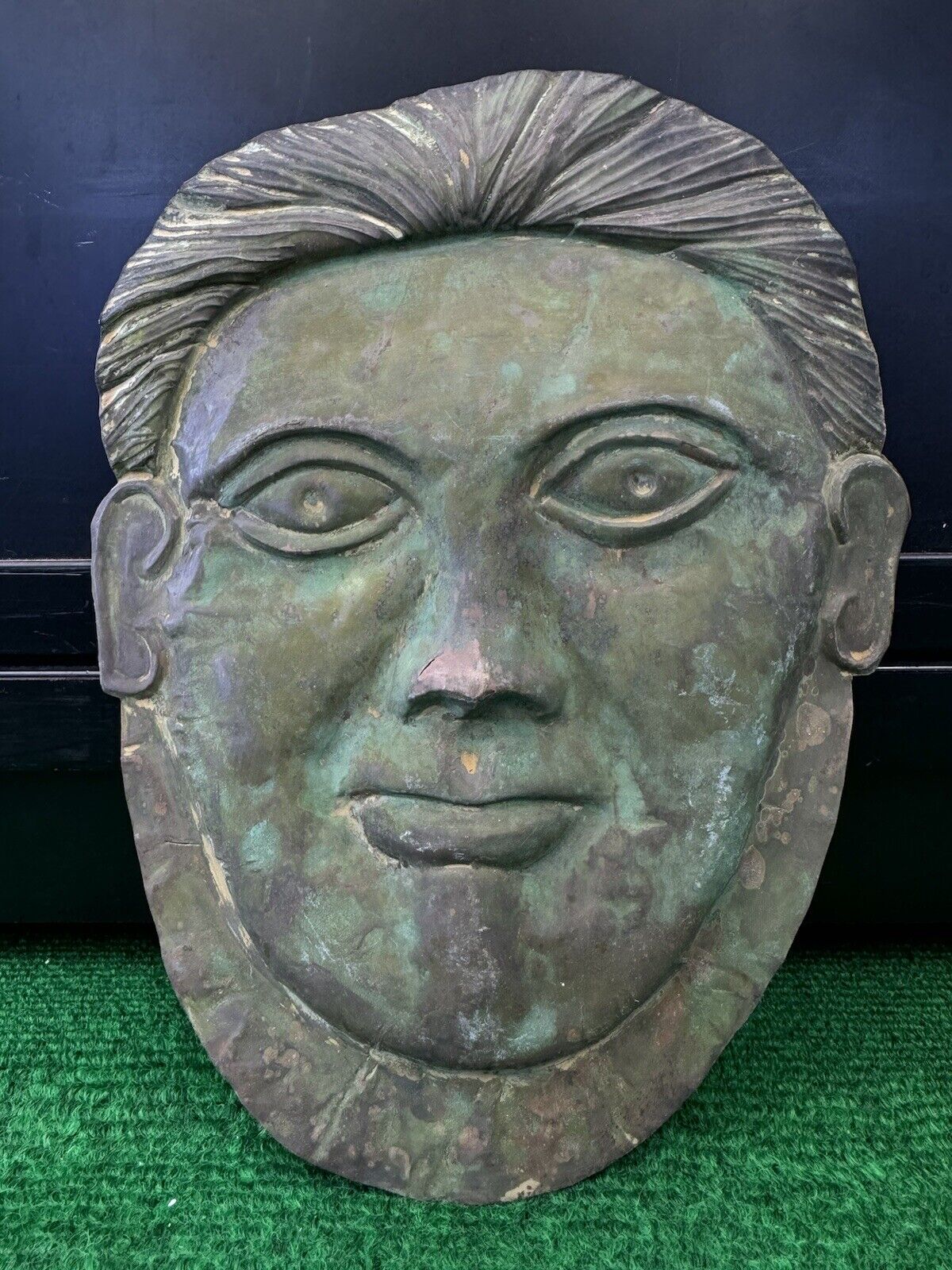 Unique Authentic Museum Quality 1st Century Roman Used Combat Face Mask
