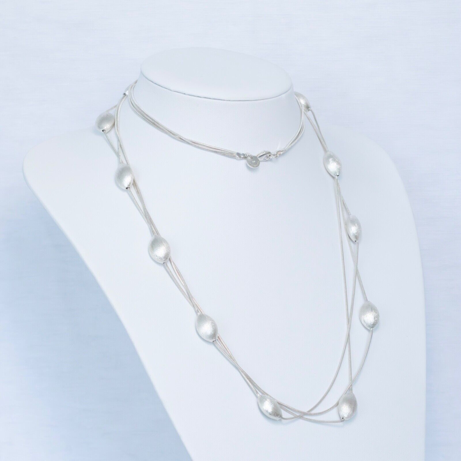 Tiffany & Co. Collier 925 Silver Solid Sterling Choker Chain 89cm 2000 Vintage
