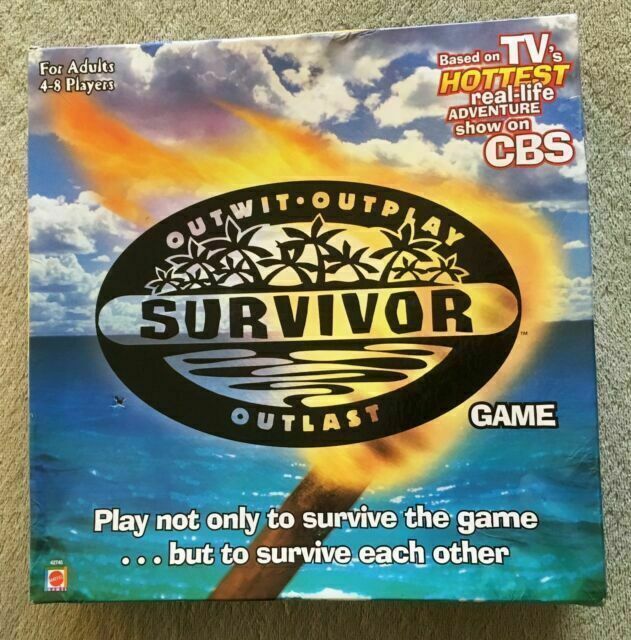 Vintage CBS SURVIVOR Board Game NEW Sealed  2000 Mattel 4-8 Players