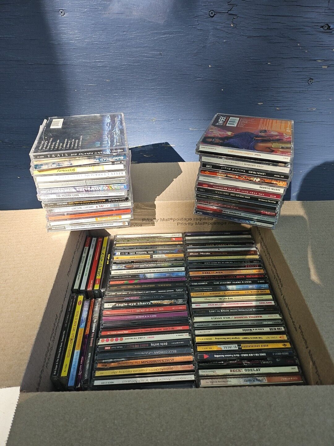 Personal Collection Lot Of 90 Classic Rock Cds 🔥☆ Estate Sale See Pics T1#303