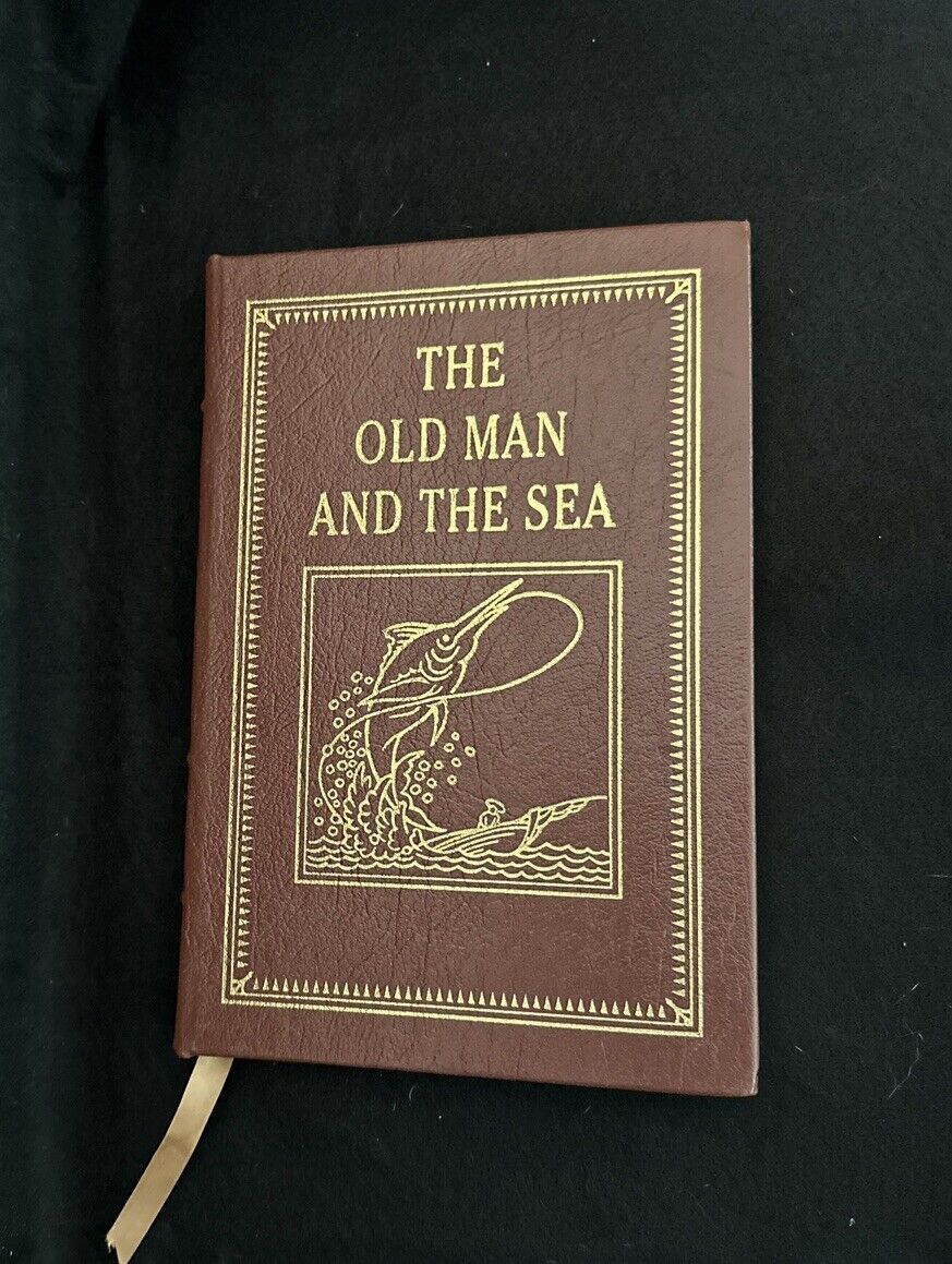 The Old Man & the Sea by Ernest Hemingway Easton Press Leather Bound